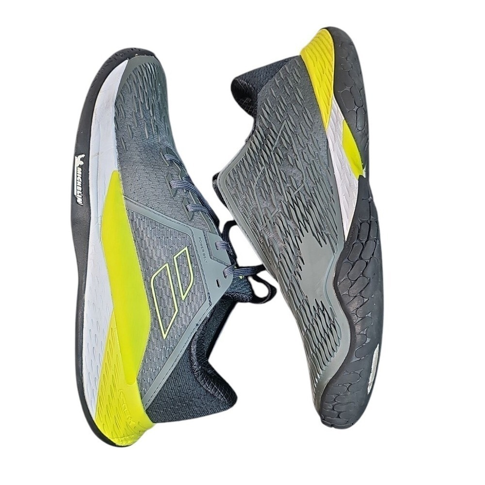 Babolat Propulse Fury 3 AC Gray Yellow - Size 10.5 - Used (Tread‎ Wear)